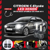 Citroen C-Elysee 2010-2023 Sis Farı Uyumlu Şimşek Etkili Led Xenon Premium Series H11 thumbnail 1