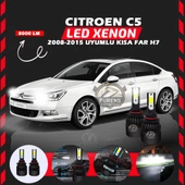 Citroen C4 2012-2017 Uzun Far Uyumlu Şimşek Etkili Led Xenon Light Series H7 thumbnail 6