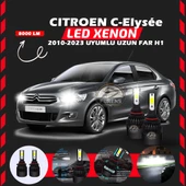 Citroen C-Elysee 2010-2023 Uzun Far Uyumlu Şimşek Etkili Led Xenon Light Series H1 thumbnail 6