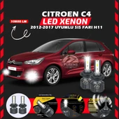 Citroen C4 2012-2017 Sis Farı Uyumlu Şimşek Etkili Led Xenon Premium Series H11 thumbnail 7