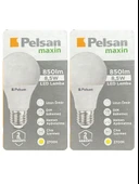 (2 Adet) Pelsan 8,5W 2700K (Sarı Işık) E27 Duylu (Kalın Duy) Led Ampul thumbnail 1