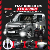 Fiat Doblo D4 2015-2023 Sis Farı Uyumlu Şimşek Etkili Led Xenon Light Series H11 thumbnail 6