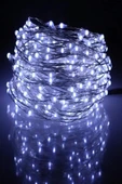 Pilli 5 Metre Dekoratif Peri Led Beyaz Aydınlatma Süsleme Lambası - 7