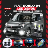 Fiat Doblo D4 2015-2023 Sis Farı Uyumlu Şimşek Etkili Led Xenon Pro Series H11 thumbnail 1