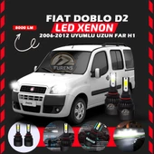 Fiat Doblo D2 2006-2012 Uzun Far Uyumlu Şimşek Etkili Led Xenon Light Series H1 thumbnail 1