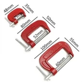 Doğrama Ve Metal Sıkma Sıkıştırma İçin 3lü Mini Mengene Aparat thumbnail 2