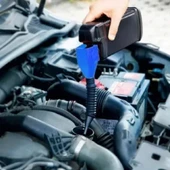 Araba Ve Motorsikletler İçin Katlanabilir Plastik Motor Yağ Hunisi thumbnail 2