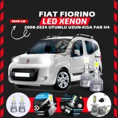 Fiat Fiorino 2008-2024 Uzun - Kısa Far Uyumlu Şimşek Etkili Led Xenon Performance Series H4 thumbnail 1