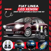 Fiat Linea 2007-2017 Kısa Far Uyumlu Şimşek Etkili Led Xenon Pro Series H7 thumbnail 7