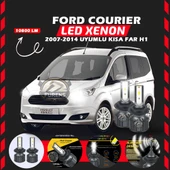 Ford Courier 2007-2014 Kısa Far Uyumlu Şimşek Etkili Led Xenon Premium Series H1 thumbnail 7
