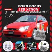Ford Focus 1 1999-2001 Uzun-Kısa Uyumlu Şimşek Etkili Led Xenon Performance Series H4 thumbnail 1