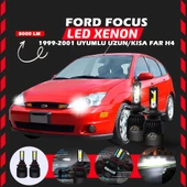 Ford Focus 1 1999-2001 Uzun-Kısa Uyumlu Şimşek Etkili Led Xenon Light Series H4 thumbnail 8