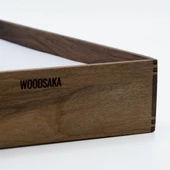 Woodsaka Reka A4 Kağıt Tepsisi & Evrak Kutusu - Ceviz - 500 Adet Kağıt Alır - 3