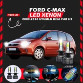 Ford C-MAX 2003-2010 Kısa Far Uyumlu Şimşek Etkili Led Xenon Pro Series H7 thumbnail 7