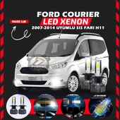 Ford Courier 2007-2014 Sis Farı Uyumlu Şimşek Etkili Led Xenon Pro Series H11 thumbnail 1