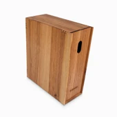 Woodsaka Reka Monitör Standı - Bilgisayar Yanı Masa Düzenleyici - Monitör Yükseltici - Araç & Gereç Saklama Kutusu - Küçük - Ceviz - 5