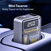 Coofbe 60W 30000rpm Şarjlı Kablosuz 150psi Araç Lastik Pompası Tüm Araçlara Uyumlu Hava Kompresör - 5