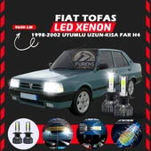 Fiat Tofaş Uzun - Kısa Far Uyumlu Şimşek Etkili Led Xenon Pro Series H4 thumbnail 7