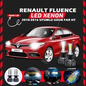 Renault Fluence 2010-2016 Uzun Far Uyumlu Şimşek Etkili Led Xenon Pro Series H7 thumbnail 1