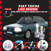 Fiat Tofaş Uzun - Kısa Far Uyumlu Şimşek Etkili Led Xenon Performance Series H4 - 7