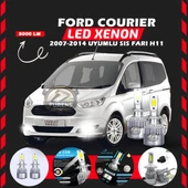 Ford Courier 2007-2014 Sis Farı Uyumlu Şimşek Etkili Led Xenon Performance Series H11 thumbnail 1