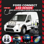 Ford Connect 2002-2013 Uzun - Kısa Far Uyumlu Şimşek Etkili Led Xenon Pro Series H4 thumbnail 7