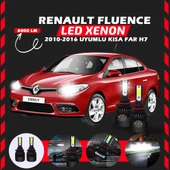 Renault Fluence 2010-2016 Kısa Far Uyumlu Şimşek Etkili Led Xenon Light Series H7 thumbnail 6
