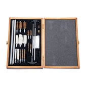 Tabanca Tüfek Harbi Takımı - Temizleme Seti - Ahşap Kutulu - Savage 103005 thumbnail 2