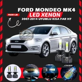 Ford Mondeo MK4 2007-2014 Kısa Far Uyumlu Şimşek Etkili Led Xenon Pro Series H7 thumbnail 7