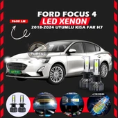 Ford Focus 4 2018-2024 Kısa Far Uyumlu Şimşek Etkili Led Xenon Pro Series H7 thumbnail 7