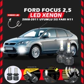 Ford Focus 2.5 2008-2011 Sis Farı Uyumlu Şimşek Etkili Led Xenon Premium Series H11 thumbnail 7