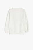 Koton Kız Çocuk Kolej Baskılı Uzun Kollu Bisiklet Yaka Sweatshirt - 2