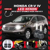 Honda CR-V 2012-2017 Kısa Far Uyumlu Şimşek Etkili Led Xenon Premium Series H11 thumbnail 7