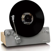 Dikey Plak Çalar LSA-071 Retro Tasarım ve Modern Dahili Hoparlörlü Bluetooth Pikap - 2