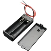 Ayt 2 li AA Kalem Pil Kapaklı Switch li Pil Yuvası Okul Deney İçin - 6