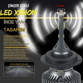 Honda Civic İES 1996-2001 Sis Farı Uyumlu Şimşek Etkili Led Xenon Premium Series H3 thumbnail 4