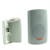 Ayt Magicvoice MV-38 11 Cm Trafolu 20 W Beyaz Sütun Hoparlör 2 li Takım Okul Cami Konferans Salonu Hoparlörü - 4