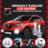 Renault Kadjar 2015-2020 Sis Farı Uyumlu Şimşek Etkili Led Xenon Performance Series H8 thumbnail 1