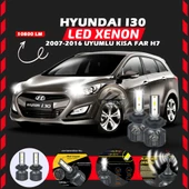Hyundai İ30 2007-2016 Kısa Far Uyumlu Şimşek Etkili Led Xenon Premium Series H7 thumbnail 1