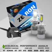 Hyundai Accent Blue 2011-2021 Uzun-Kısa Far Uyumlu Şimşek Etkili Led Xenon Performance Series H4 - 8