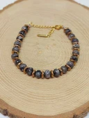 Spektrolit Taşı Tasarım Bileklik (55920) thumbnail 4