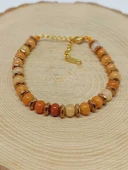 Akik Taşı Tasarım Bileklik (55922) - 4