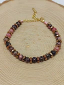 Rodonit Taşı Tasarım Bileklik (55924) thumbnail 4