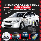 Hyundai Accent Blue 2011-2021 Sis Farı Uyumlu Şimşek Etkili Led Xenon Pro Series H27 thumbnail 1