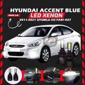 Hyundai Accent Blue 2011-2021 Sis Farı Uyumlu Şimşek Etkili Led Xenon Light Series H27 thumbnail 1
