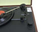 Crownwell Şarjlı Bluetoothlu Önden Hoparlörlü Çantalı Pikap Kahverengi (C0453) - 4