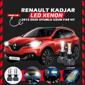 Renault Kadjar 2015-2020 Uzun Far Uyumlu Şimşek Etkili Led Xenon Pro Series H7 thumbnail 7