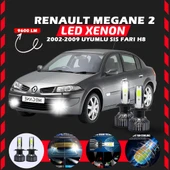Renault Megane 2 2002-2009 Sis Farı Uyumlu Şimşek Etkili Led Xenon Pro Series H8 thumbnail 1