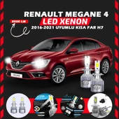 Renault Megane 4 2016-2021 Kısa Far Uyumlu Şimşek Etkili Led Xenon Performance Series H7 thumbnail 6