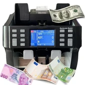 Banknote Master Çift katlı 10 Ülke para sayma Birimine Sahip Geniş Hafıza - 2